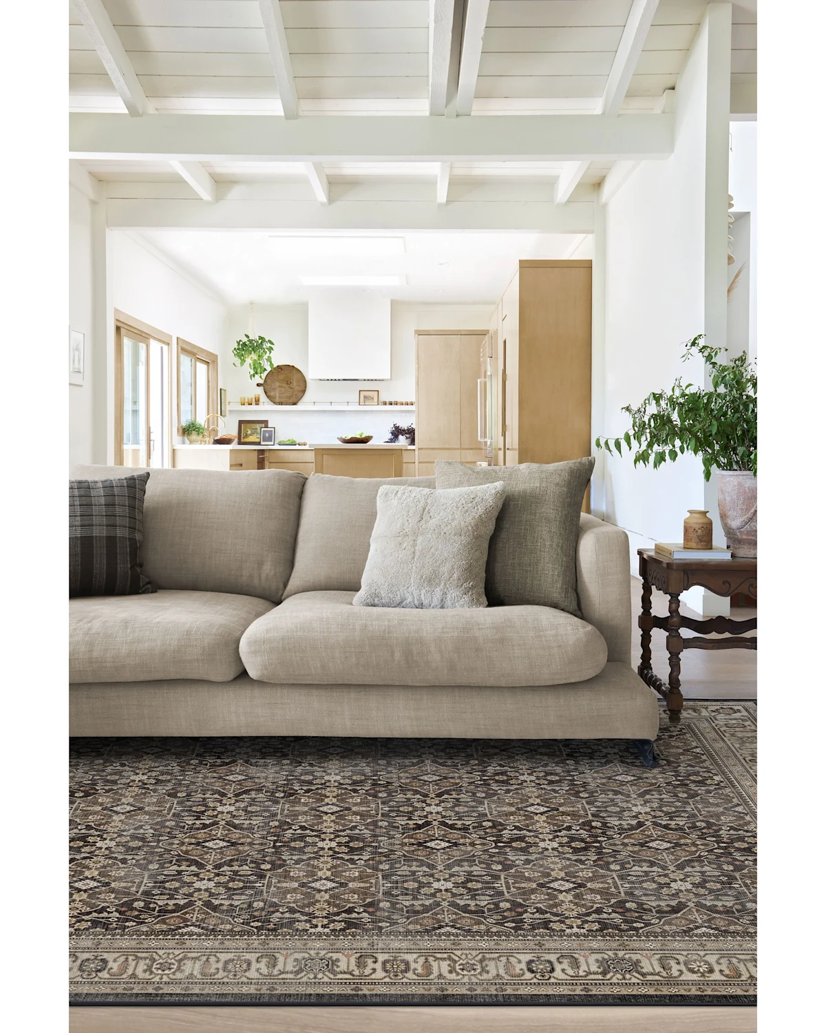 Alessia Dark Wood Rug