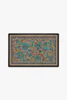 Iris Apfel Spring Has Sprung Turquoise Doormat | Ruggable