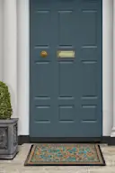 Iris Apfel Spring Has Sprung Turquoise Doormat | Ruggable