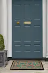 Iris Apfel Spring Has Sprung Turquoise Doormat | Ruggable