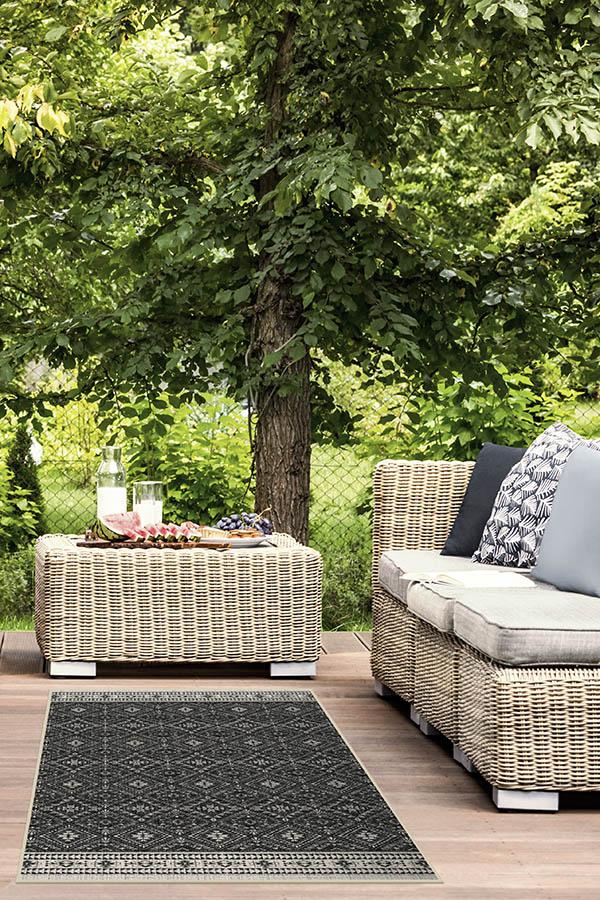 Outdoor Nomada Black Rug