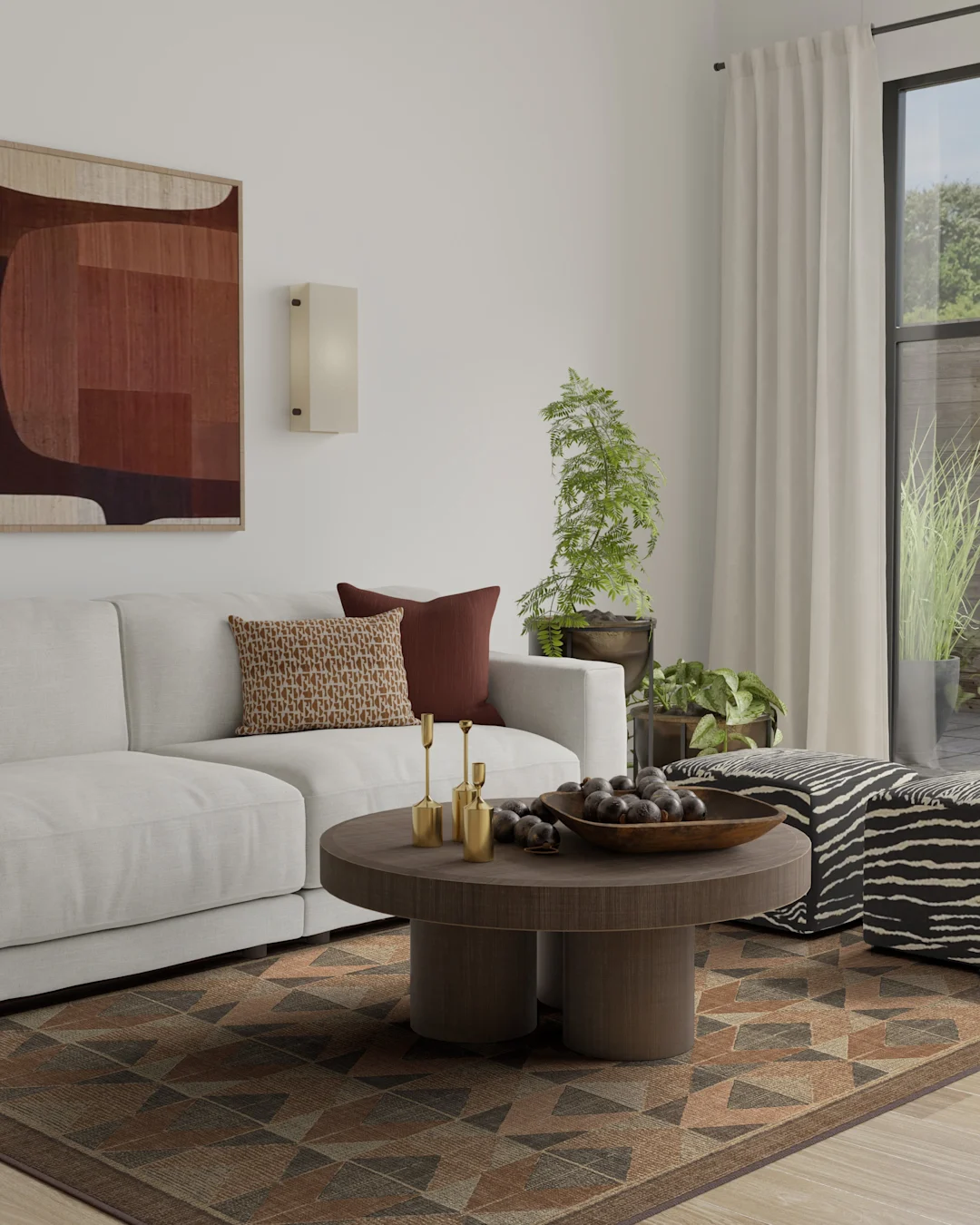 Ember Copper & Brown Rug Ruggable