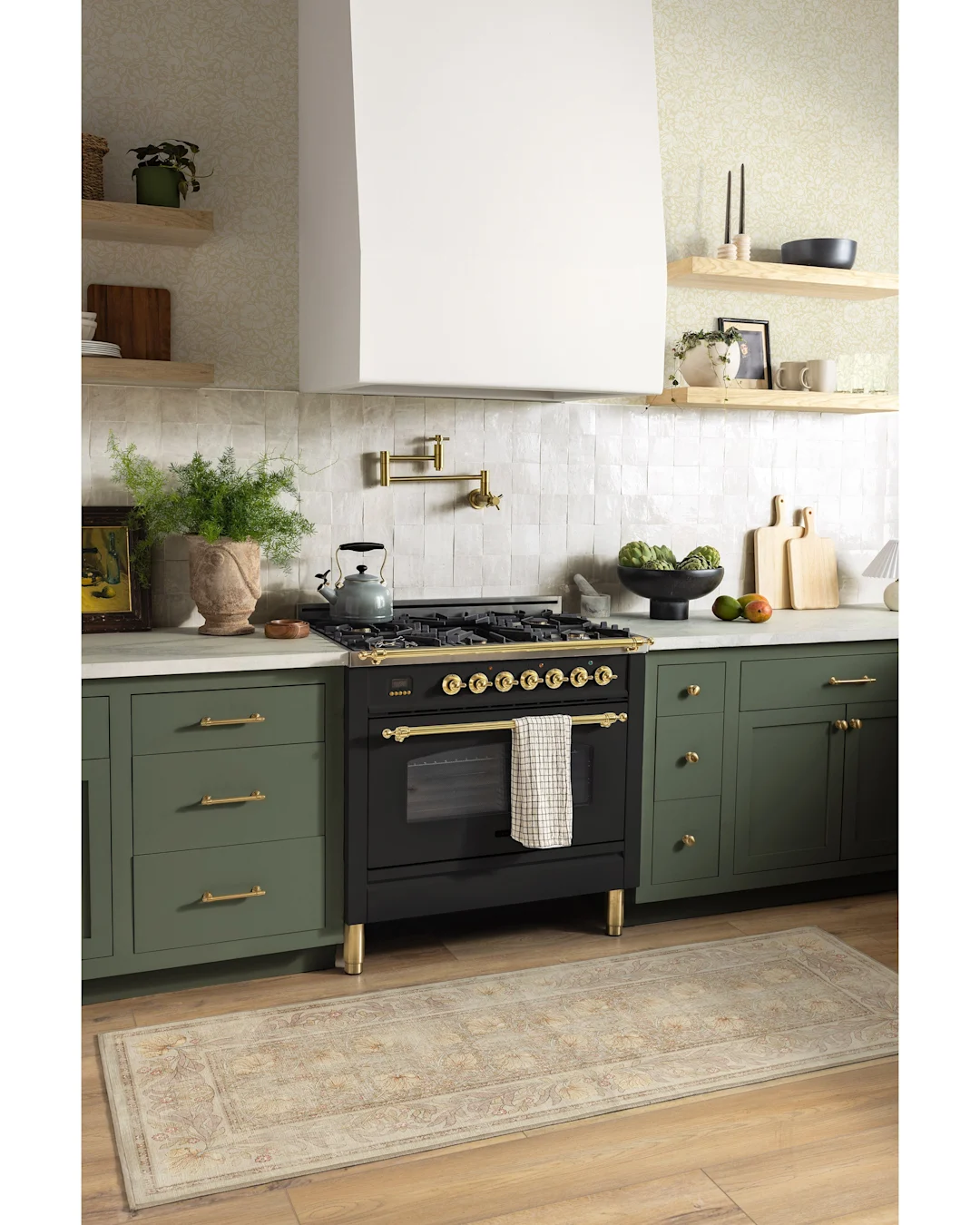 Morris & Co. Pimpernel Vintage Blush Rug Ruggable