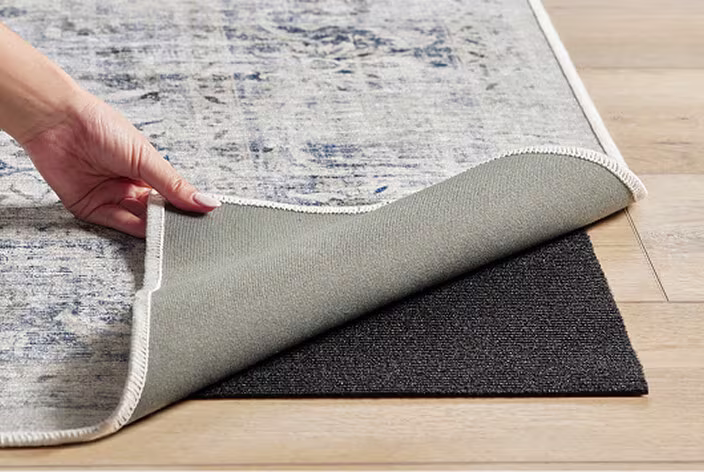 Cushioned rug pad getting peeled 