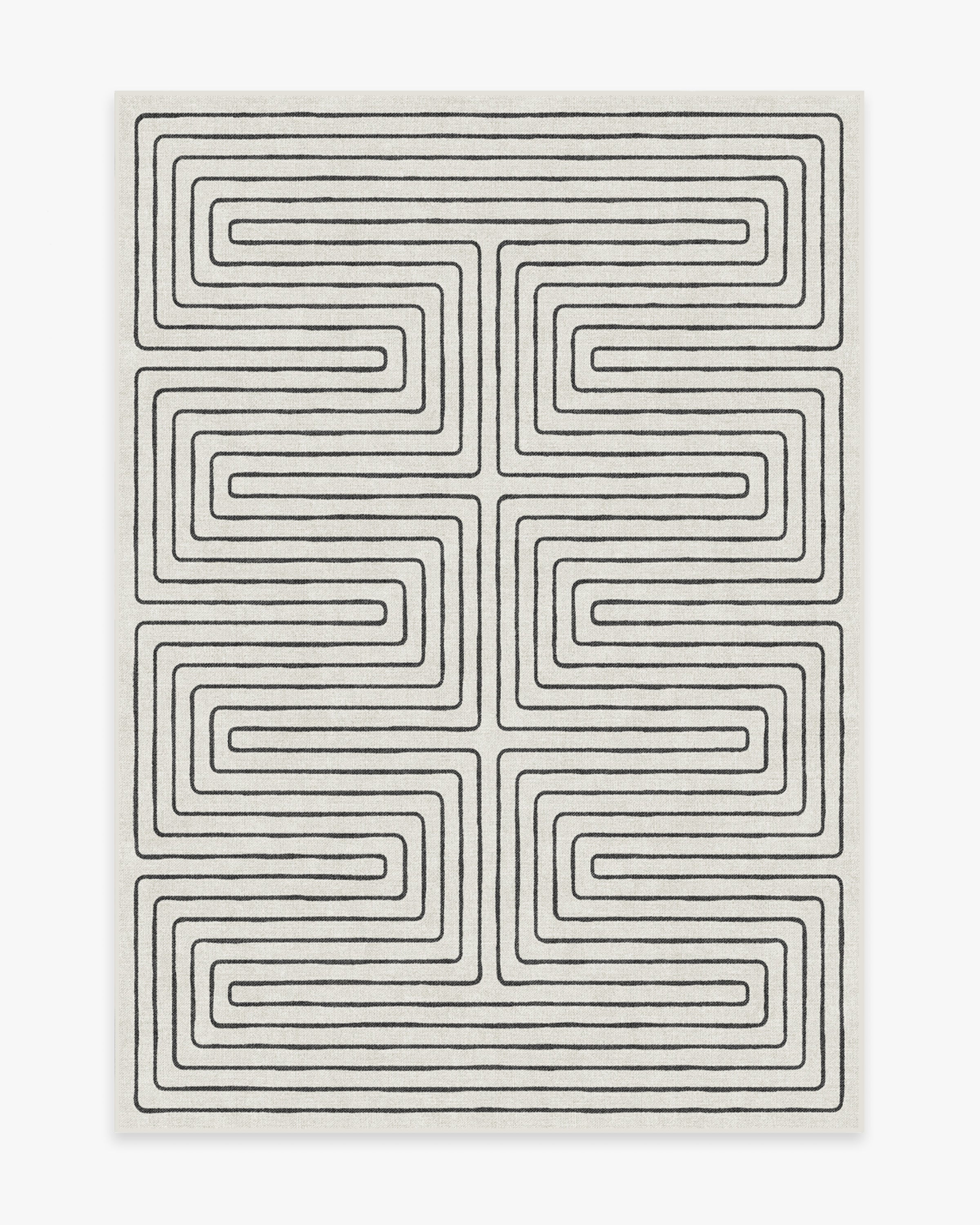 Jonathan Adler Labyrinth Black & Ivory Tufted Rug | Ruggable