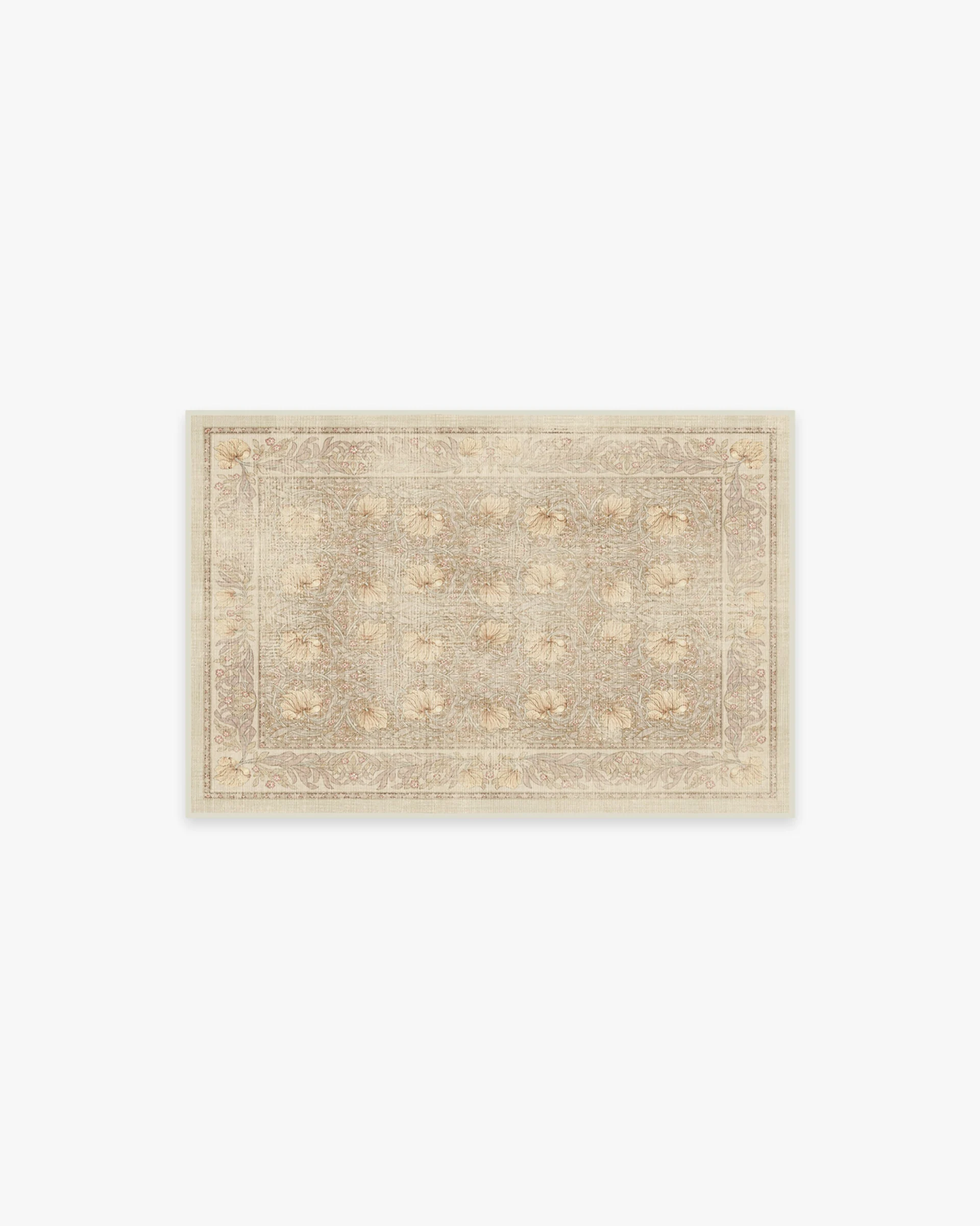 Morris & Co. Pimpernel Vintage Blush Rug Ruggable