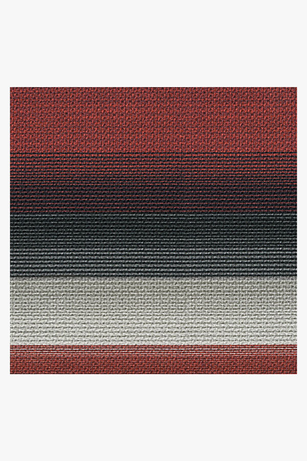 Rain Indoor/Outdoor Red Multi Rug Round 8' - Railey Design