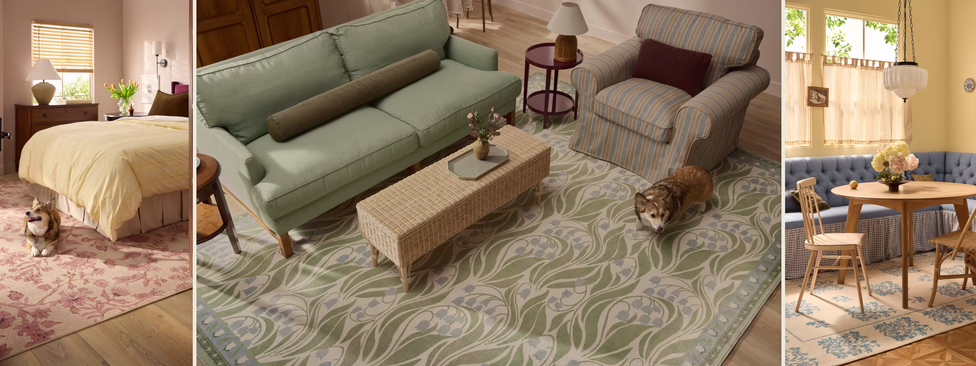 Washable Rugs for Summer | Garden Floral Collection by Ruggable