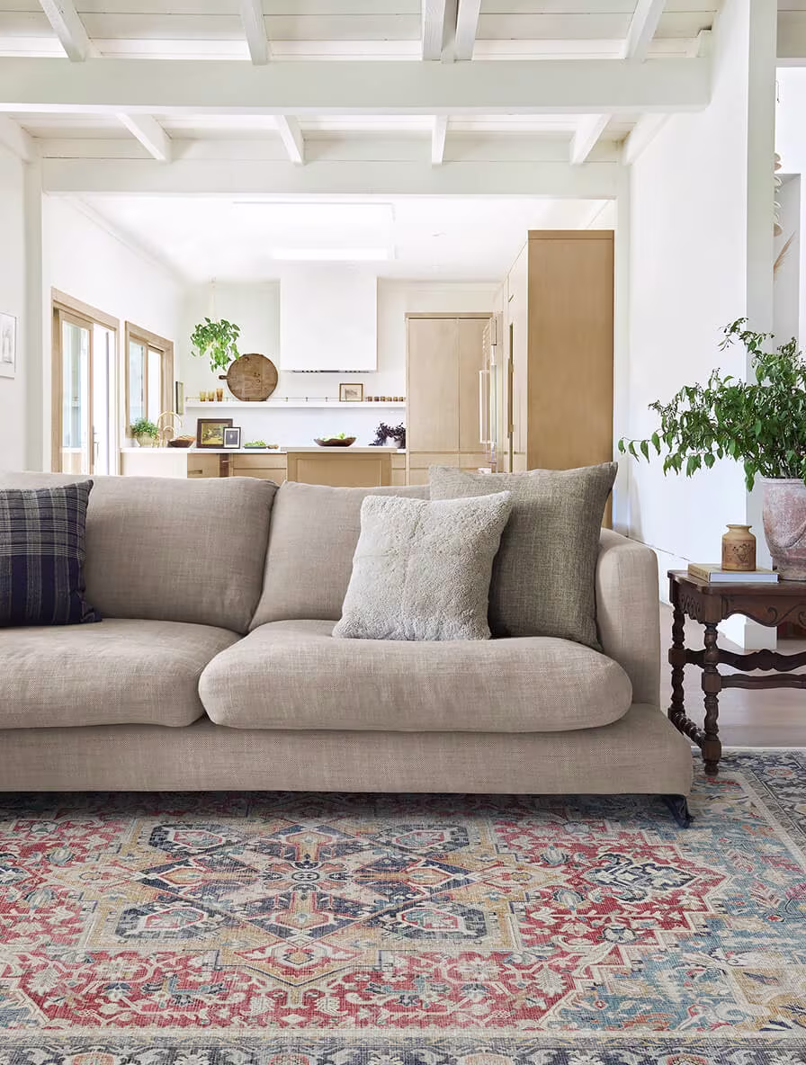 Kamran Cayenne Red Tufted Rug