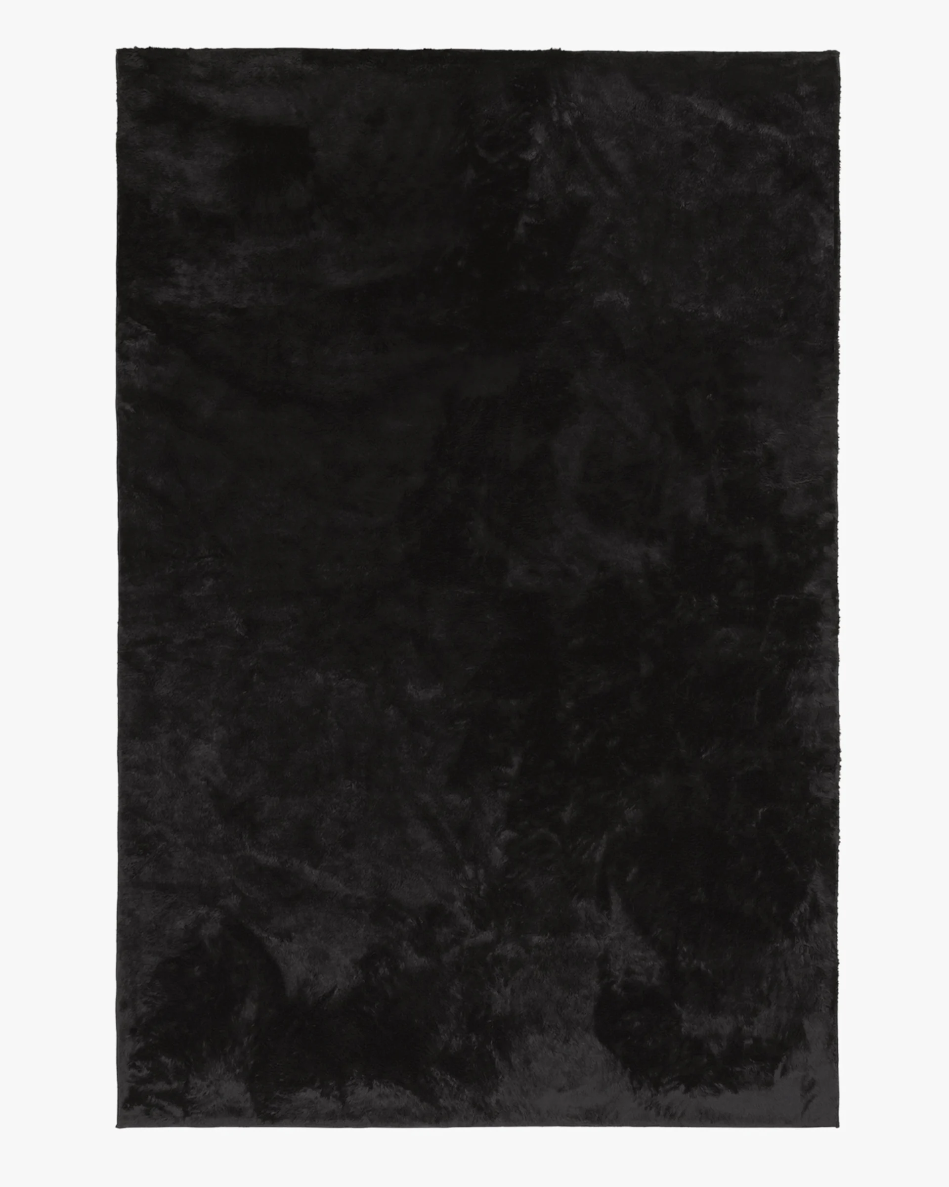 Ink Black Plush Rug Ruggable