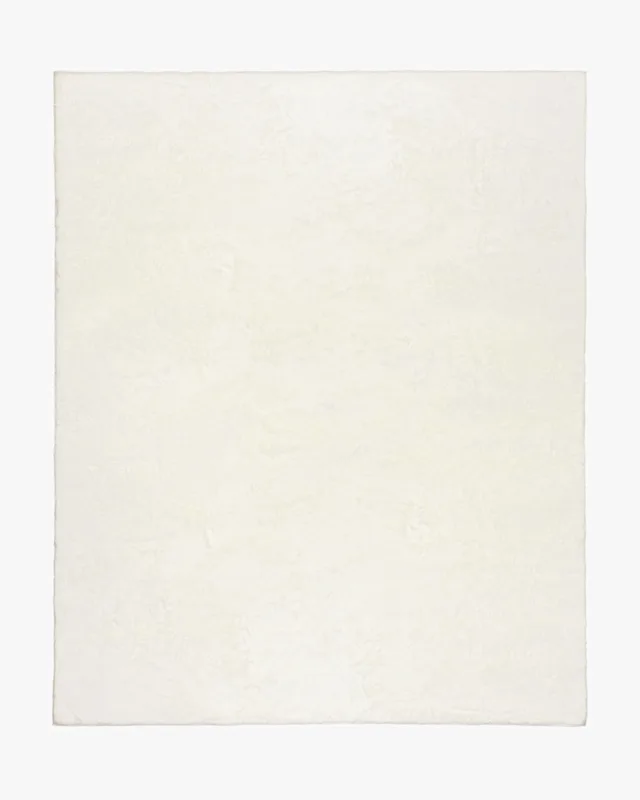 Polar White Plush Rug Ruggable