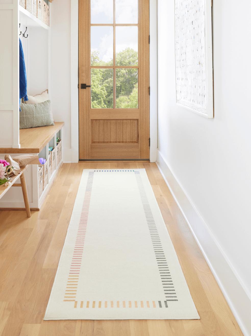 The Home Edit Marlowe Ivory Rug Ruggable