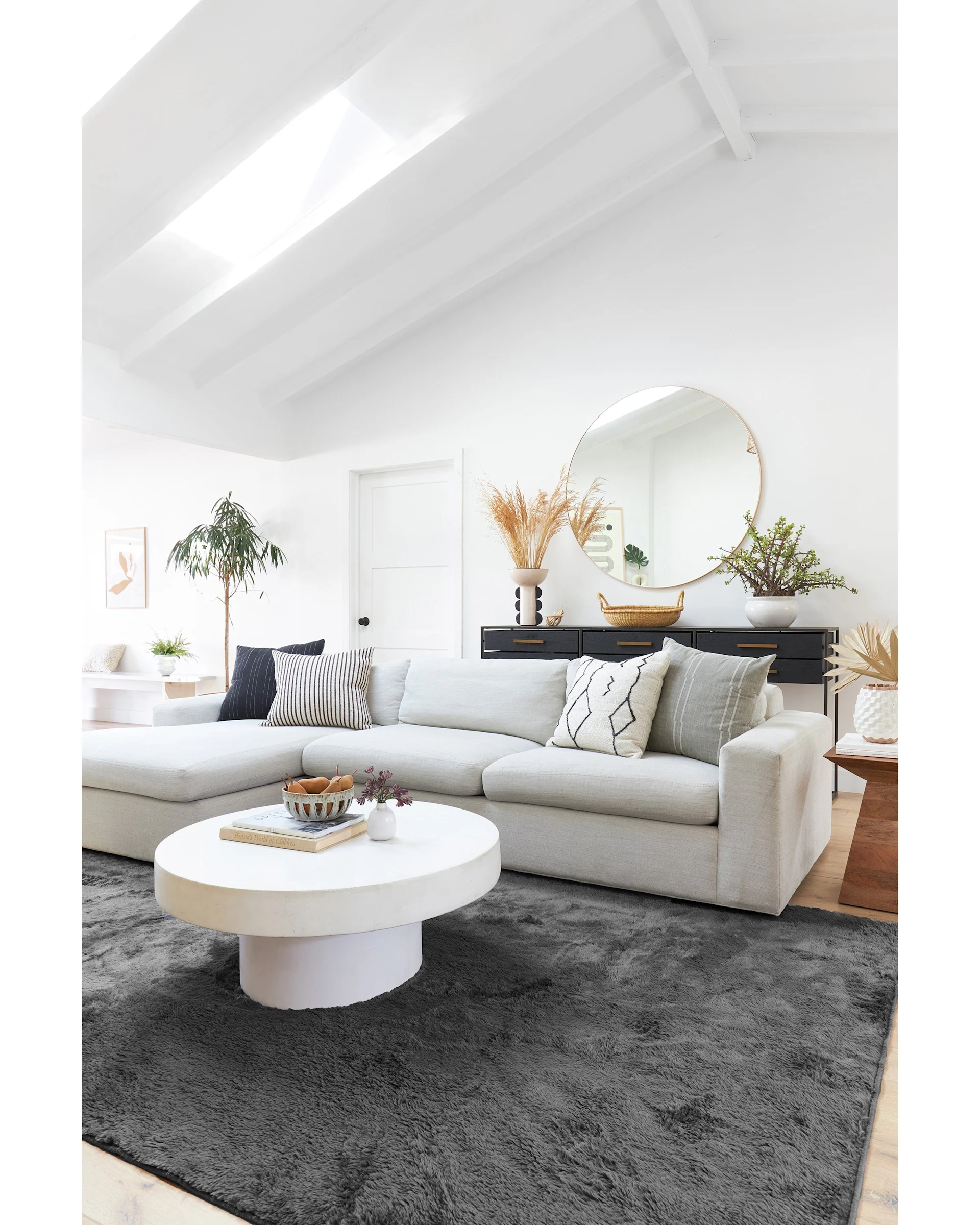 Stormy Grey Plush Rug Ruggable