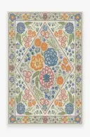 Prado Blue Bouquet Rug | Ruggable