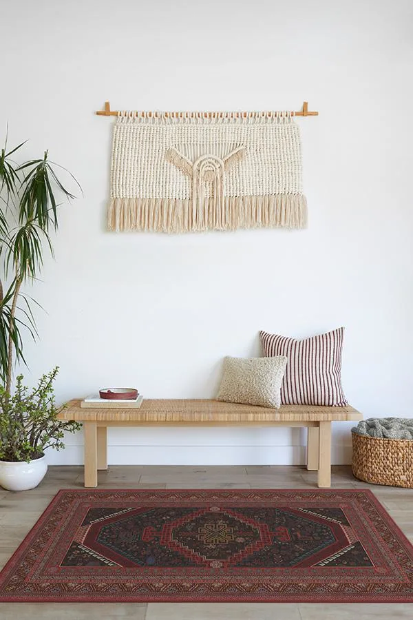 Zareen Oxblood Red Rug Ruggable