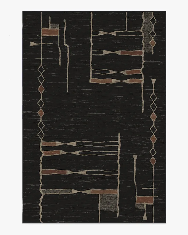 Architectural Digest Nisa Ink Black Tufted Rug Ruggable