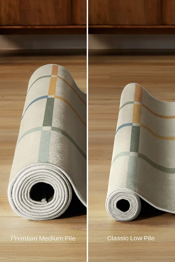 The Home Edit Joanna Ivory Rainbow Tufted Rug Ruggable