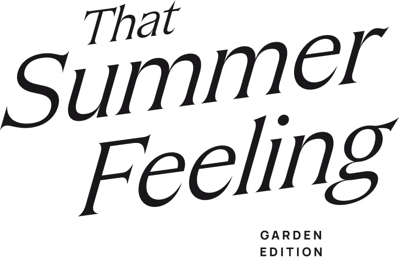 Ruggable That Summer Feeling: Garden Hero Banner Logo Lock Up - Desktop