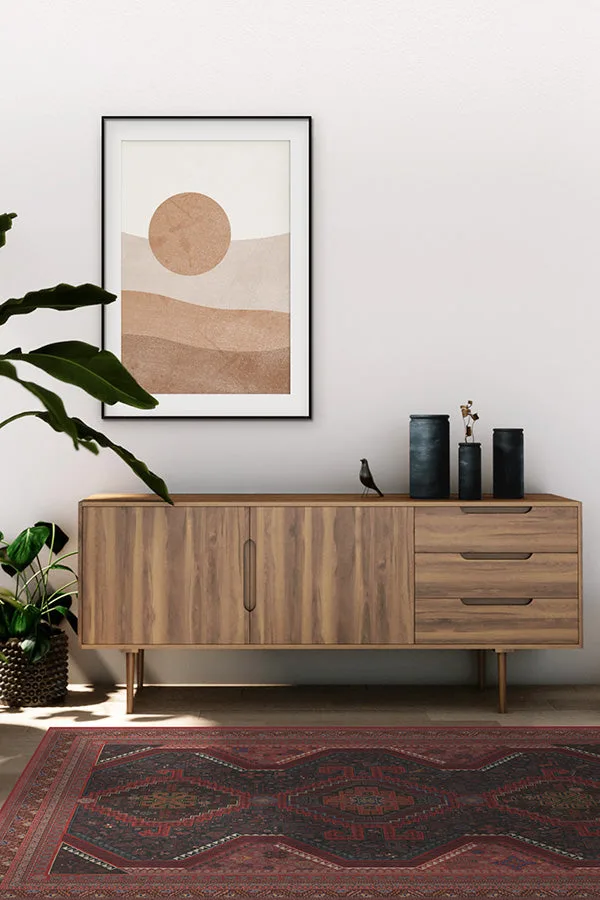 Zareen Oxblood Red Rug Ruggable