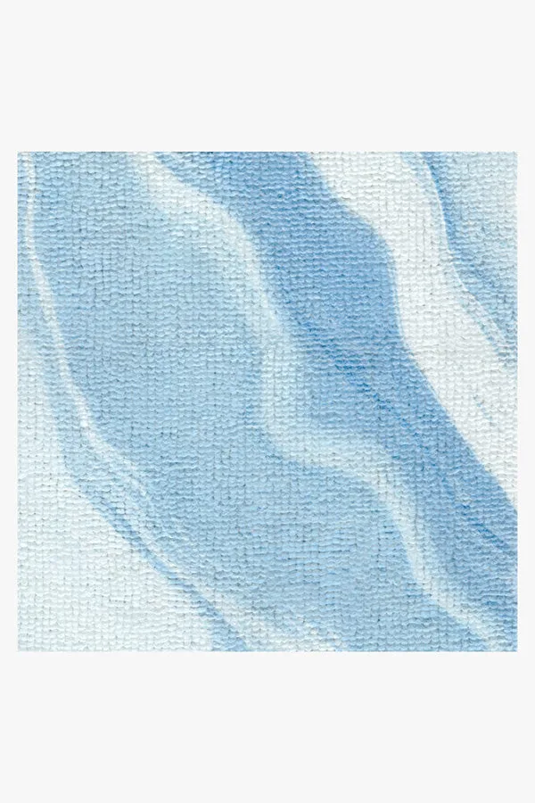 Oasis Blue Bath Mat | Ruggable