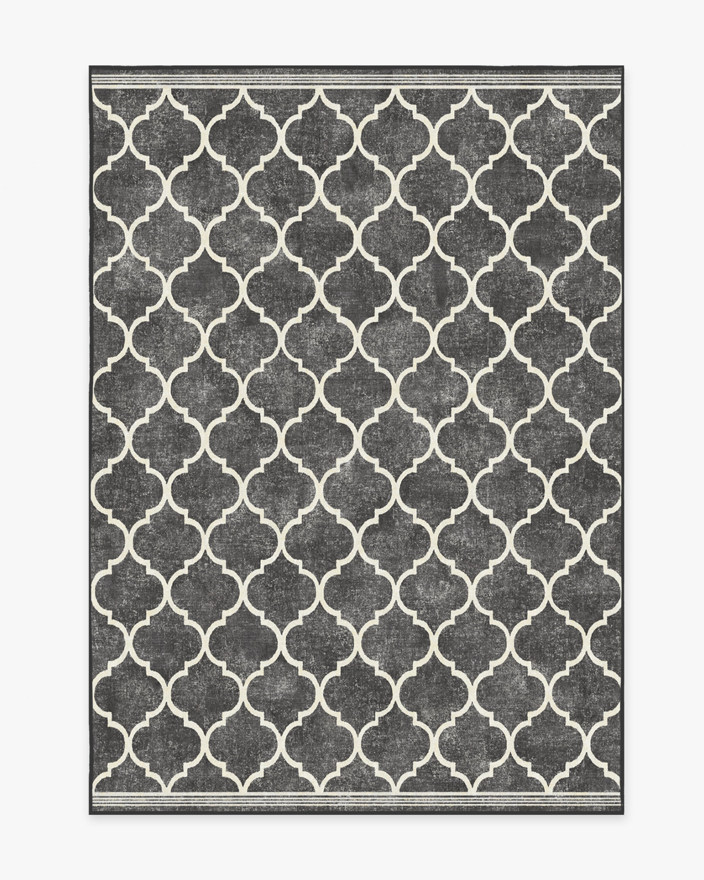 Terali Schwarz Komfort Teppich Ruggable