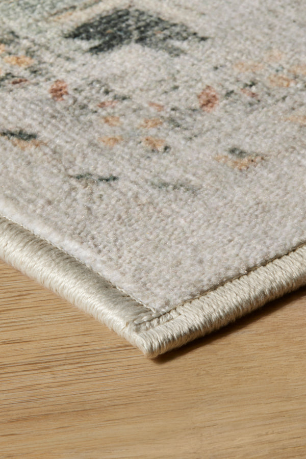 Ruggable - 2'6x7' (Standard Pad) - Adeline Machine Washable Rug - Runner -  Woven - Runners - Natural Sage