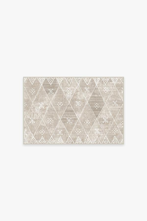 Kavi Diamond Silver Rug Ruggable