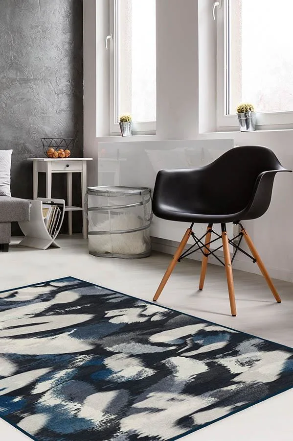 Kalina Blue Rug Ruggable