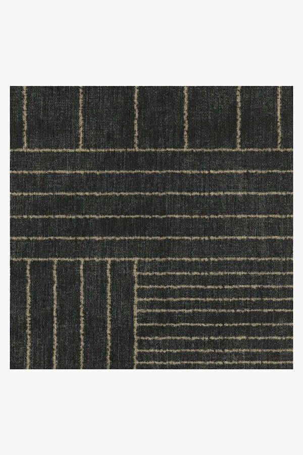 Bowie Charcoal Tufted Rug Ruggable