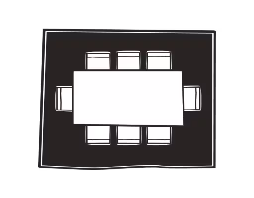 9'x12' Rug in Dining Room Illustration | Ruggable