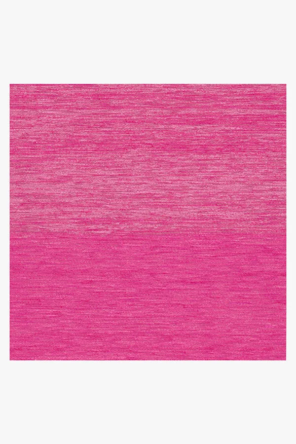 Solid Tonal Fuchsia Pink Tufted Rug Ruggable