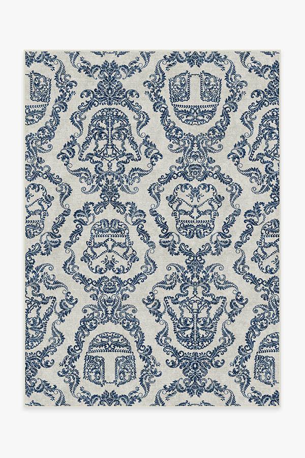 Dark Side Damask Stone Rug