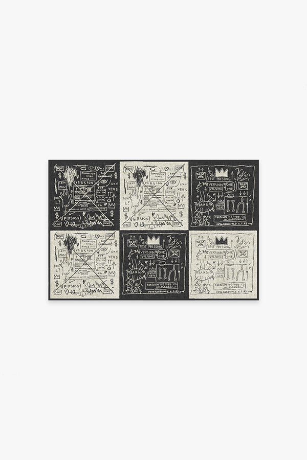 Jean-Michel Basquiat King Dark Coir Doormat By Ruggable in 2023