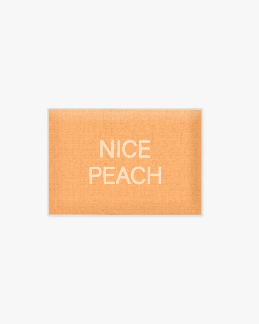 Pantone Peach Fuzz Nice Peach Bath Mat Ruggable
