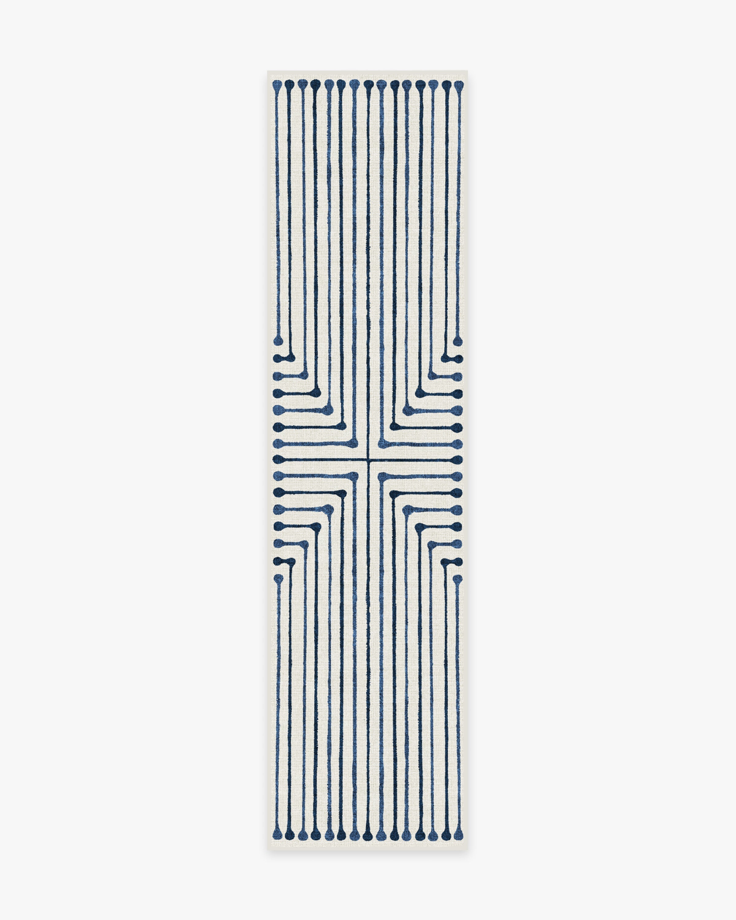 Jonathan Adler Inkdrop Slate Blue Rug