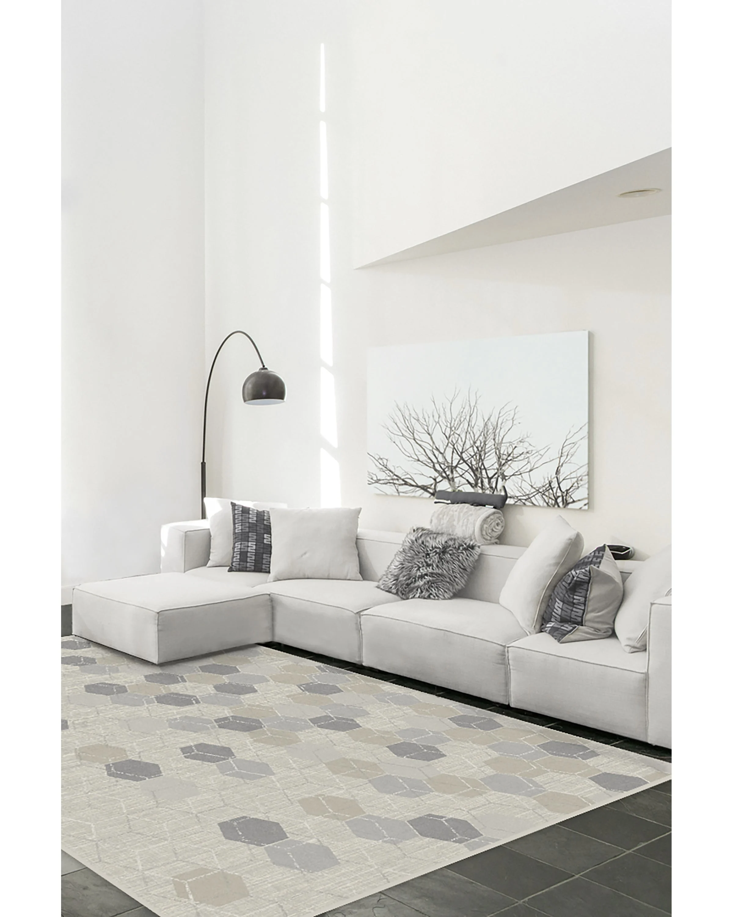 Prisma Natural Tufted Rug Ruggable