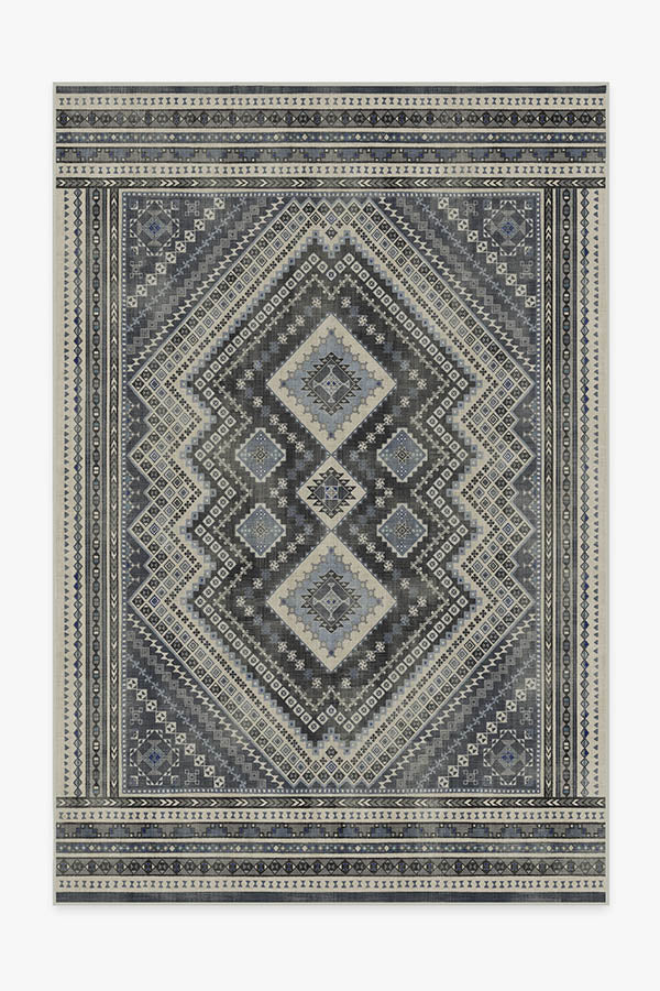 Kaden Steel Blue Rug Ruggable