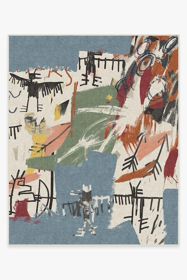 Jean-Michel Basquiat King Dark Coir Doormat By Ruggable in 2023
