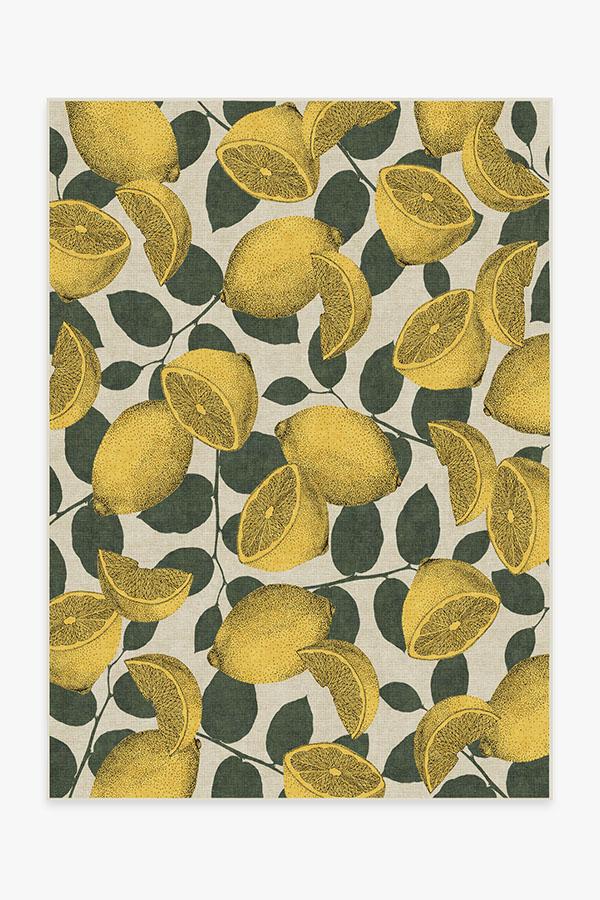 Lemonade Yellow Tufted Rug | Ruggable