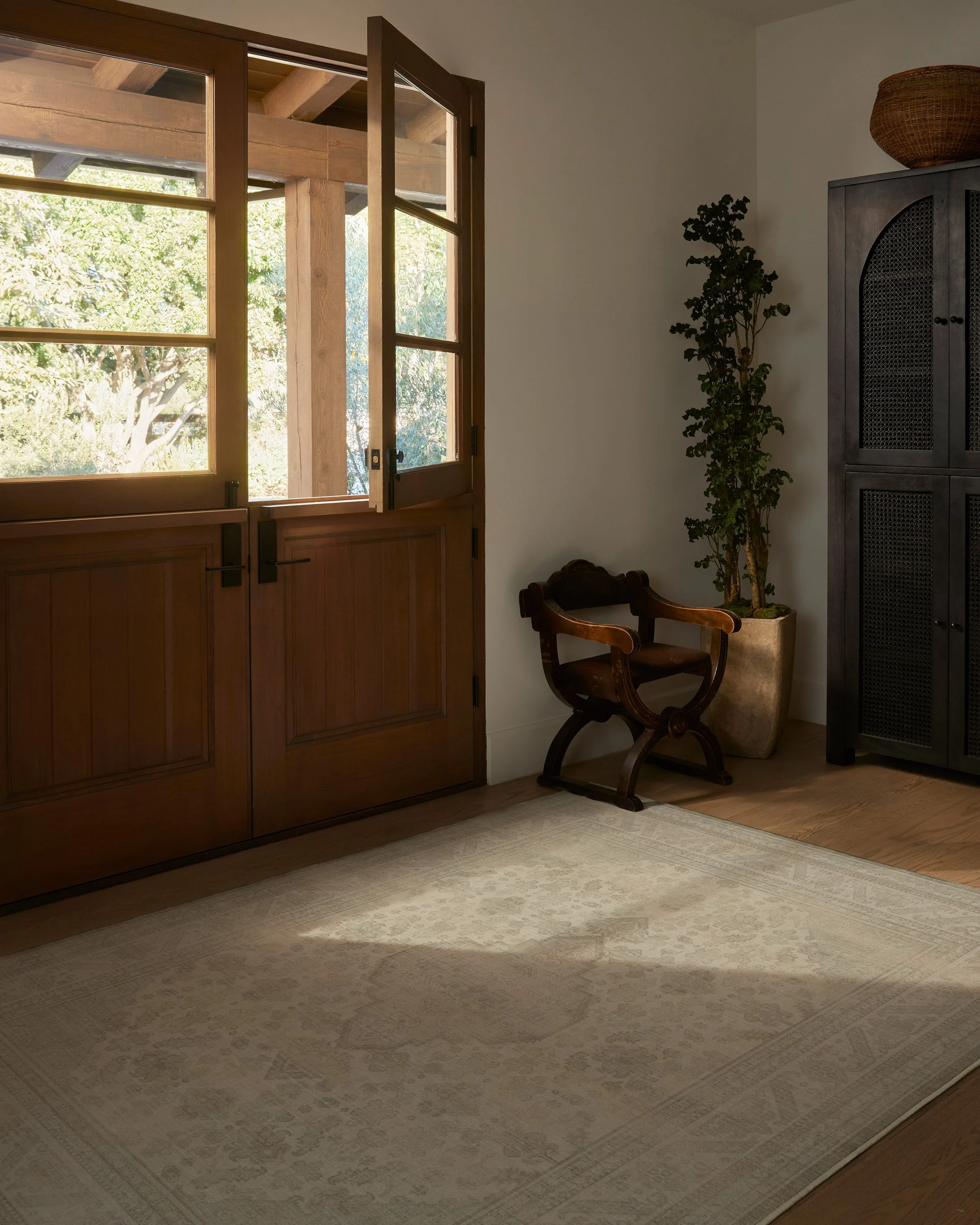 Rowan Soft Grey & Ivory Rug | Ruggable