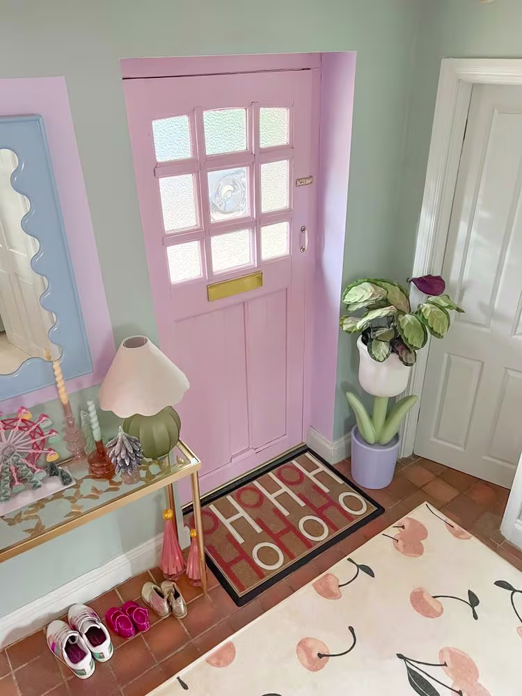 Ruggable Hohoho Red & White Doormat