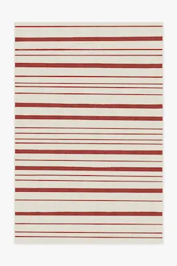 Hudson Stripe Red Rug | Ruggable