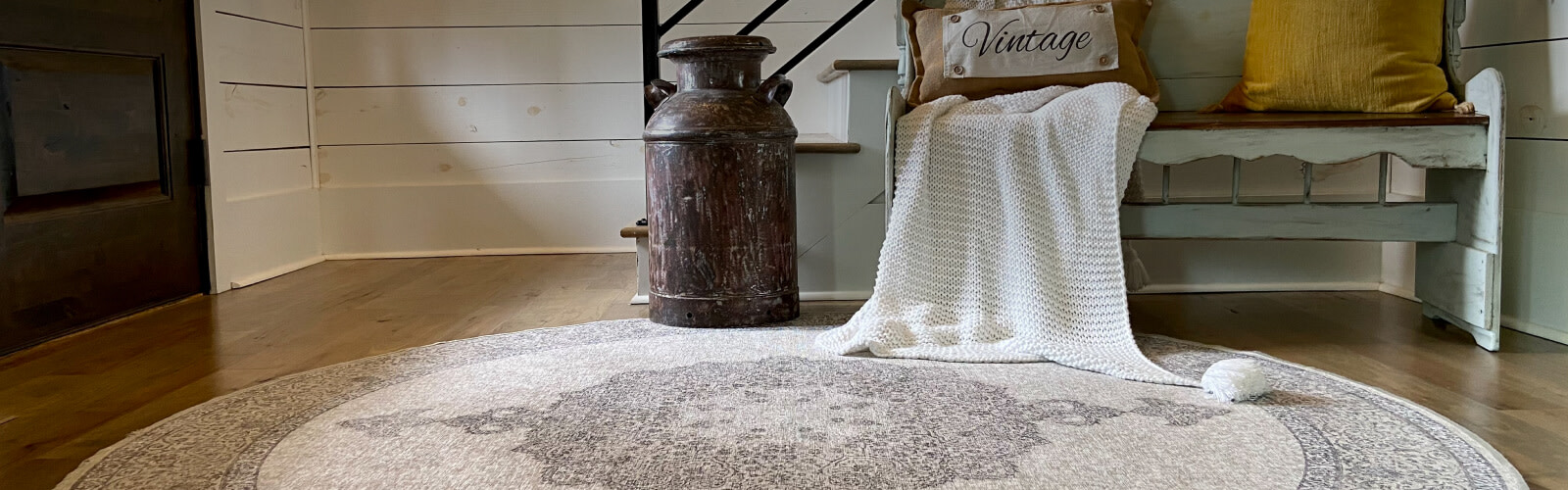 Round Washable Area Rugs Ruggable