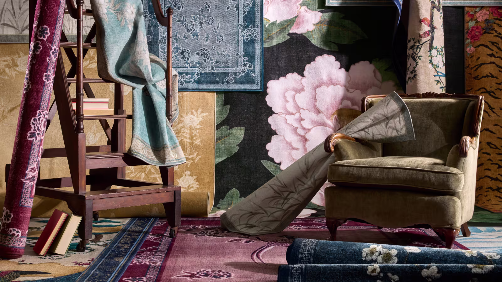 Gracie Draper Blue Tufted Rug | Ruggable