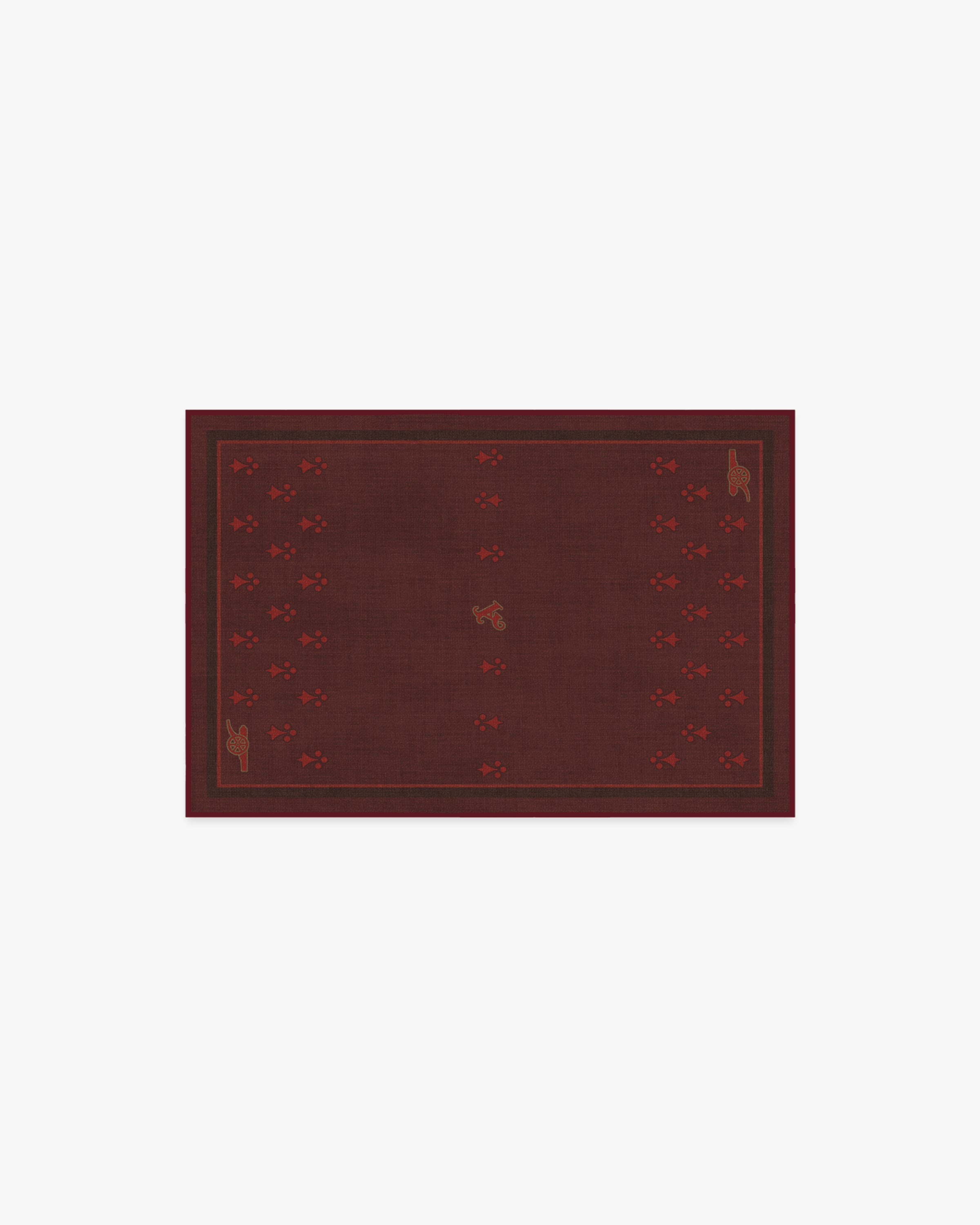 Arsenal Highbury Burgundy Rug | Ruggable