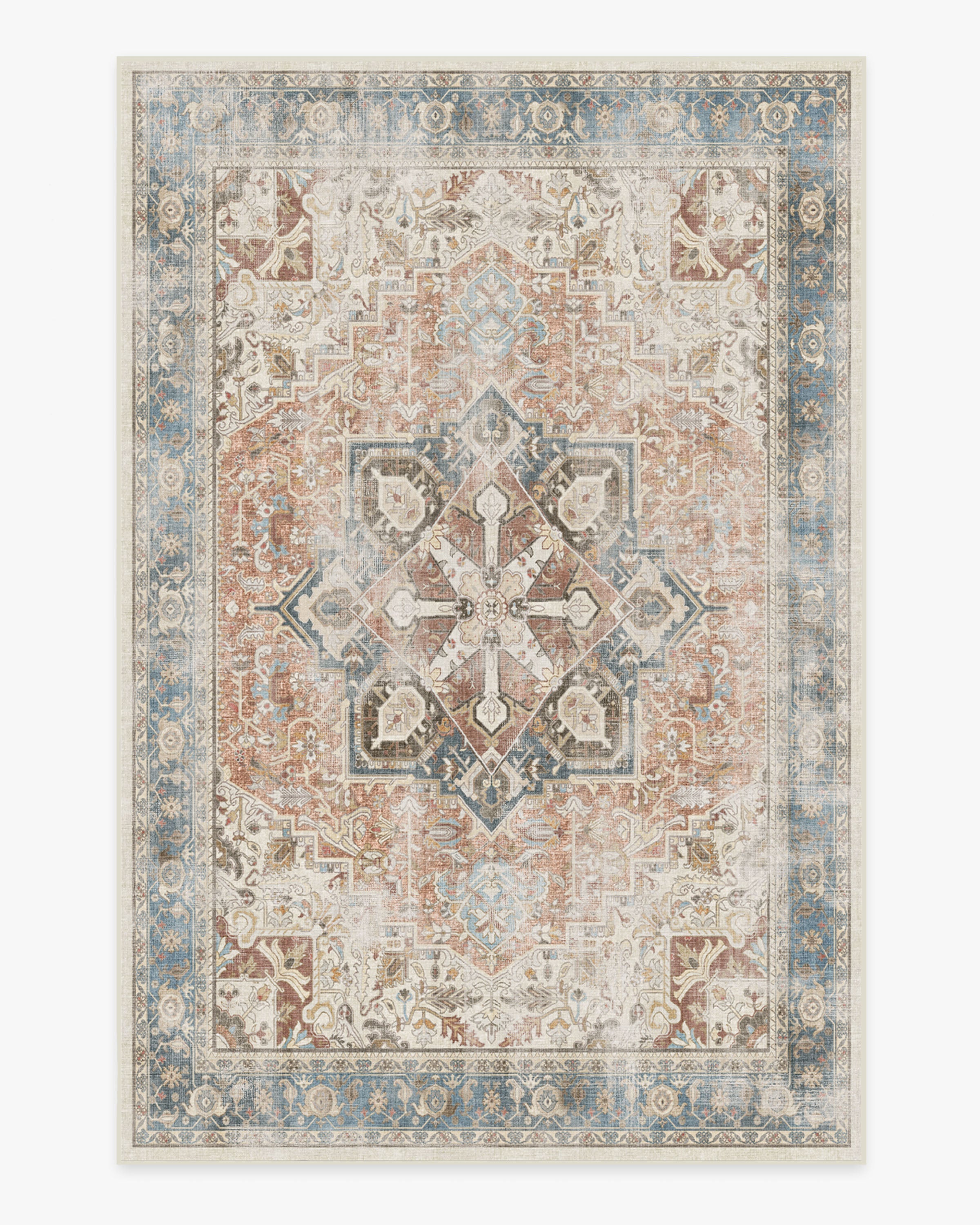 Kamran Coral Rug