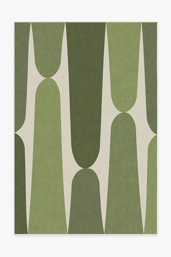 Millie Sage Green Rug Ruggable