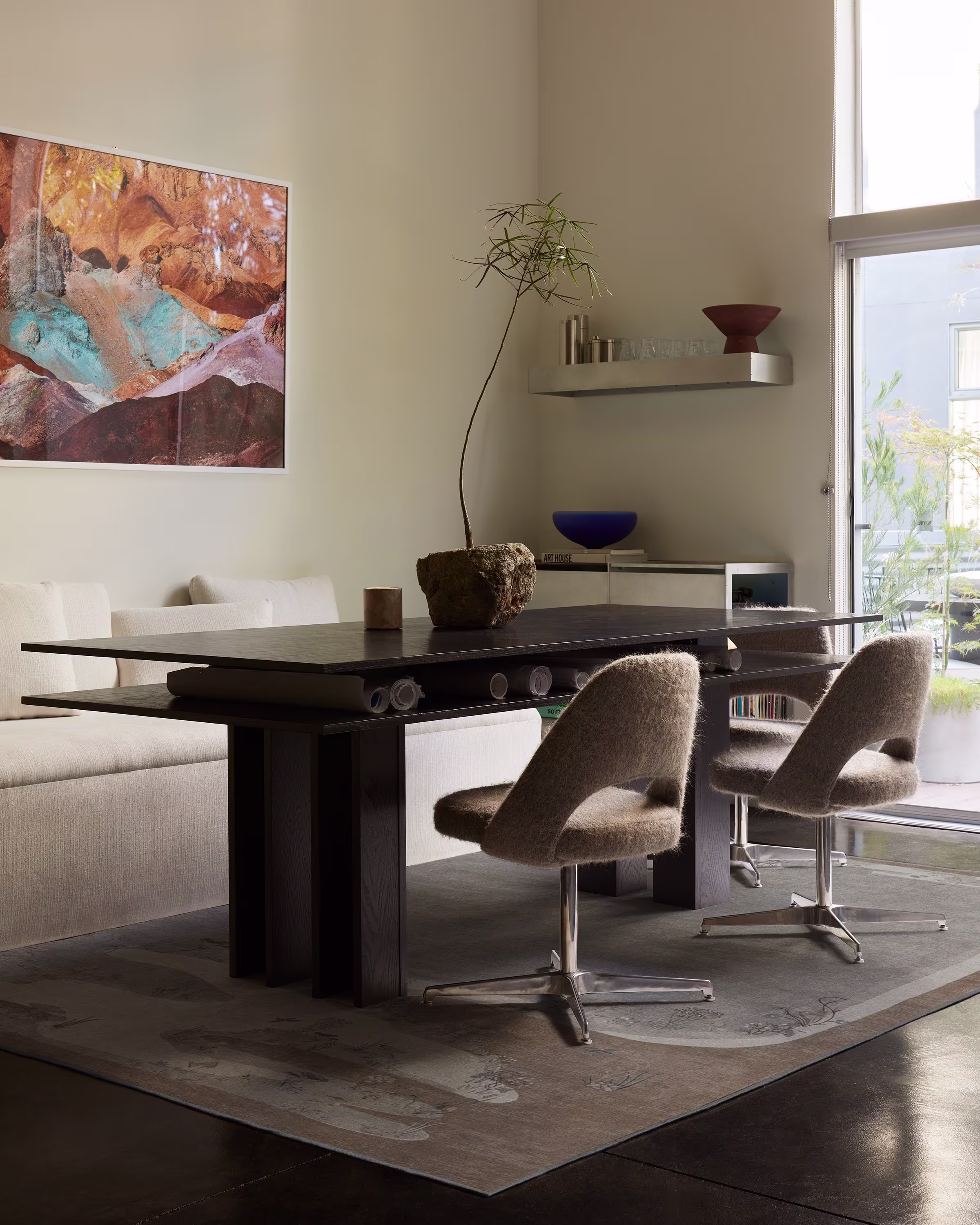 Ruggable's Architectural Digest Mushroom Dream Grey Taupe Rug in 6'x9'