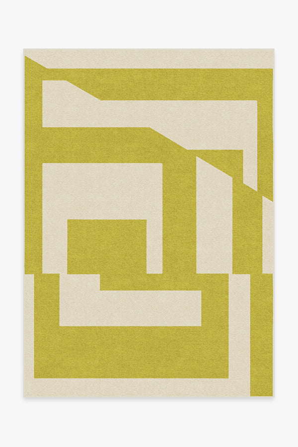Moden Chartreuse Rug Ruggable