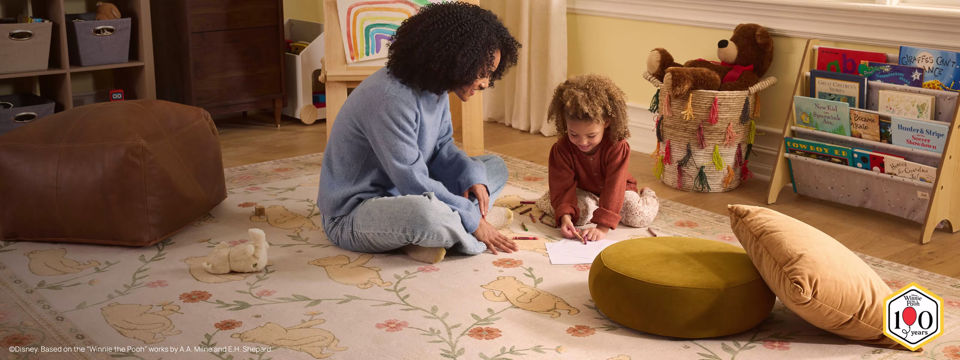 Ruggable x Disney's Winnie the Pooh Hero Banner Disney LP - Desktop